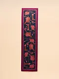 Thumbnail 2 of Joules Women's Windsor Long Silk Scarf - Navy