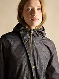 Thumbnail 6 of Joules Women's Holkham Waterproof Packable Raincoat - Black Floral