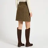 Thumbnail 4 of Joules Women's Bramble Tweed Skirt - Brown Tweed