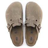 Thumbnail 2 of Birkenstock Unisex Boston Soft Footbed Oiled Leather Regular Clogs - Tobacco Brown