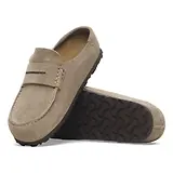 Thumbnail 6 of Birkenstock Unisex Naples Wrapped Suede Leather Regular Clogs - Taupe