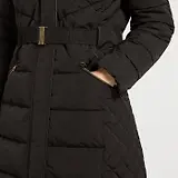 Thumbnail 3 of Joules Women's Aspen Long Showerproof Padded Coat - Black