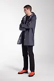 Thumbnail 11 of Stutterheim Stockholm Lightweight Raincoat - Charcoal