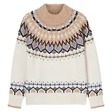 Thumbnail 1 of Joules Women's Charlie Fairisle Knitted Jumper - Cream