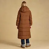 Thumbnail 3 of Joules Women's Matchday Longline Oversized Showerproof Coat - Toffee Brown