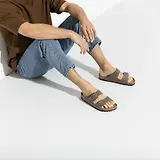 Thumbnail 8 of Birkenstock Unisex Arizona Birko-Flor Nubuck Regular Sandals - Mocca