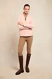 Thumbnail 3 of Holland Cooper Women's Country Fleece Quarter Zip - Soft Pink