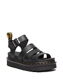 Thumbnail 2 of Dr. Martens Women's Blaire Athena Leather Strap Sandals - Black