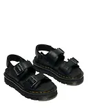Thumbnail 4 of Dr. Martens Women's Zebzag Pisa Leather Platform Sandals - Black