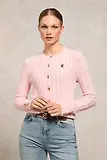 Thumbnail 4 of Holland Cooper Women's Cotswold Cardigan - Soft Pink