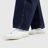 Thumbnail 5 of VEJA Women's Esplar Leather Sneaker - White Silver