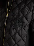 Thumbnail 8 of Joules Women's Braemar Luxe Showerproof Diamond Quilted Coat - Black
