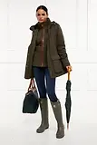 Thumbnail 3 of Holland Cooper Women's Stamford Country Coat - Khaki