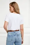 Thumbnail 6 of Holland Cooper Women's Relax Fit V-Neck Tee - White