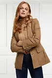 Thumbnail 3 of Holland Cooper Women's Seattle Roll Neck Cable Knit - Dark Camel Marl