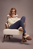 Thumbnail 7 of Holland Cooper Women's HC Shearling Slippers - Tan
