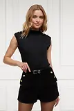 Thumbnail 3 of Holland Cooper Women's HC Slim Logo Belt - Black