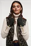 Thumbnail 4 of Holland Cooper Women's Cortina Fingerless Gloves - Fern Green