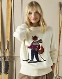 Thumbnail 6 of Joules Women's Jonty Ski Intarsia Knit Jumper - Oatmeal