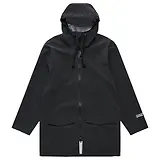 Thumbnail 1 of Stutterheim Stockholm Lightweight Patch Raincoat - Matte Black