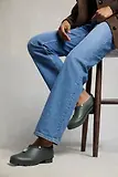 Thumbnail 4 of Holland Cooper Women's Sherpa Lined Gardening Loafers - Dark Pine