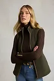 Thumbnail 3 of Holland Cooper Women's Country Fleece Gilet - Khaki Canvas