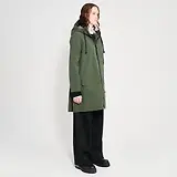 Thumbnail 3 of Stutterheim Women's Mosebacke Lightweight Patch Raincoat - Matte Green
