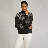 Thumbnail 2 of Holland Cooper Women's Elodie Roll Neck Knit - Forest Green