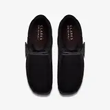 Thumbnail 6 of Clarks Originals Men's Wallabee Boots - Black Suede