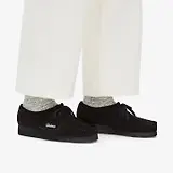 Thumbnail 2 of Clarks Originals Women's Wallabee Shoes - Black Suede