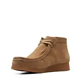 Thumbnail 4 of Clarks Men's Wallabee Evo Suede Boot - Dark Sand