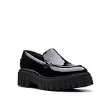 Thumbnail 3 of Clarks Women's Page Leather Loafers - Black
