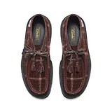 Thumbnail 5 of Clarks Men's Torview Hi Ankle Boots - Harris Tweed Burgundy Combi