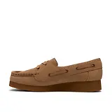 Thumbnail 2 of Clarks Women's Wallabee Evo Sea Shoes - Dark Sand Suede
