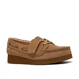 Thumbnail 7 of Clarks Women's Wallabee Evo Sea Shoes - Dark Sand Suede
