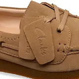 Thumbnail 8 of Clarks Women's Wallabee Evo Sea Shoes - Dark Sand Suede