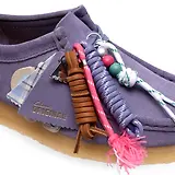 Thumbnail 8 of Clarks Originals Women's Wallabee Shoes - Purple Interest