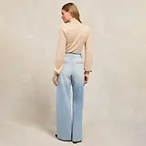 Thumbnail 4 of Holland Cooper Women's Tailored Wide Leg Jeans - Vintage Indigo