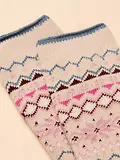 Thumbnail 2 of Joules Women's Lucille Fairisle Socks UK 4-8 - Neutral