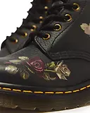 Thumbnail 7 of Dr. Martens Women's 1460 Decayed Roses Classic Tumbled Nappa 8 Eye Boots - Black