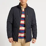 Thumbnail 2 of Joules Men's Maynard Diamond Quilted Jacket - Navy