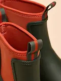 Thumbnail 6 of Joules Women's Oakfield Colour Block Short Neoprene-Lined Wellies - Green