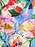 Thumbnail 3 of Joules Women's Bloomfield Silk Scarf - Blue