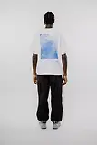 Thumbnail 4 of Elliker Unisex Rill Hand Print Short Sleeve T-Shirt - White