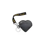 Thumbnail 1 of Dr. Martens Leather Heart Shaped Keyring Purse - Black