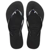 Thumbnail 1 of Havaianas Women's Slim Crystal SW II Flip Flops - Black