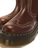 Thumbnail 6 of Dr. Martens Unisex Quad Rodeo Bronx Suede Fringe Mid Pull On Boots - Dark Brown