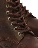 Thumbnail 2 of Dr Martens Women's 1460 Pascal Deboss Floral 8 Eye Crazy Horse Leather Boots - Dark Brown