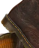 Thumbnail 7 of Dr Martens Women's 1460 Pascal Deboss Floral 8 Eye Crazy Horse Leather Boots - Dark Brown