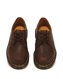 Thumbnail 4 of Dr Martens Women's 1461 Floral Emboss 3 Eye Crazy Horse Leather Shoes - Dark Brown